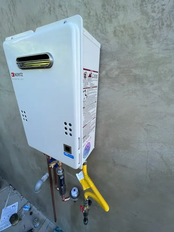 Tankless water heater installation for Windham Park homes